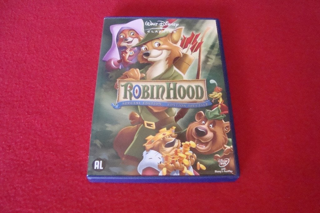 dvd disney robin hood, Cd's en Dvd's, Ophalen of Verzenden, Tekenfilm