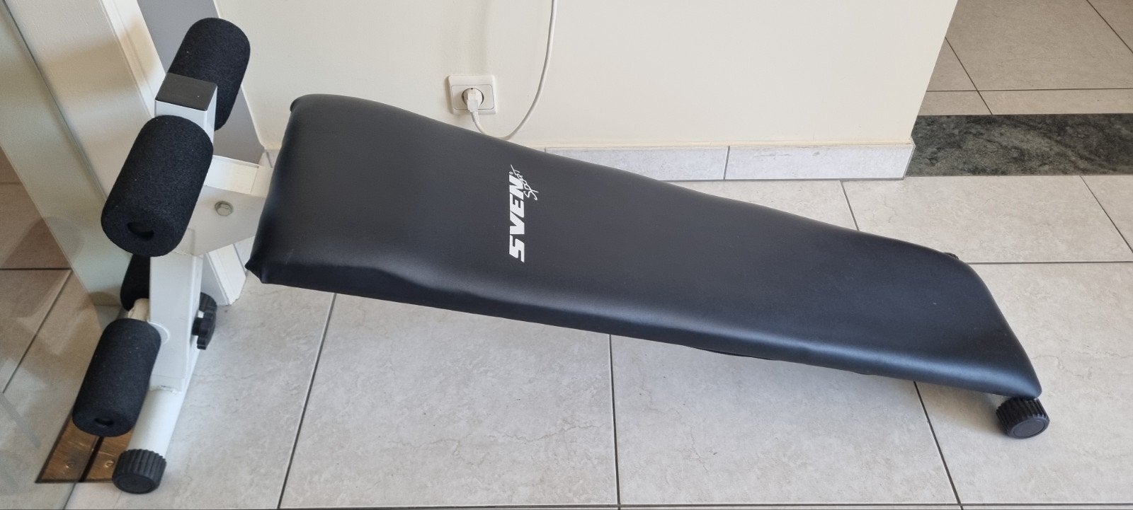 Fitness buikspierbank als nieuw, Sport en Fitness, Ophalen