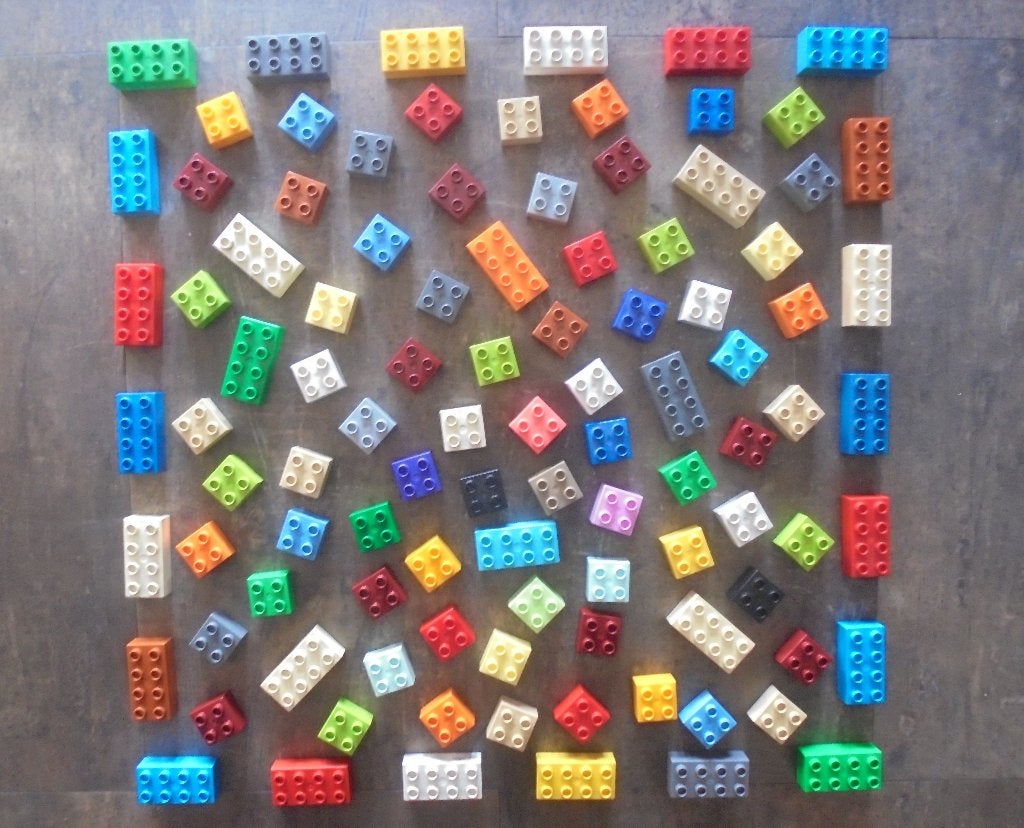 Lego Duplo Brick Set 166 (zie foto's), Kinderen en Baby's, Speelgoed | Duplo en Lego, Ophalen of Verzenden, Gebruikt, Losse stenen