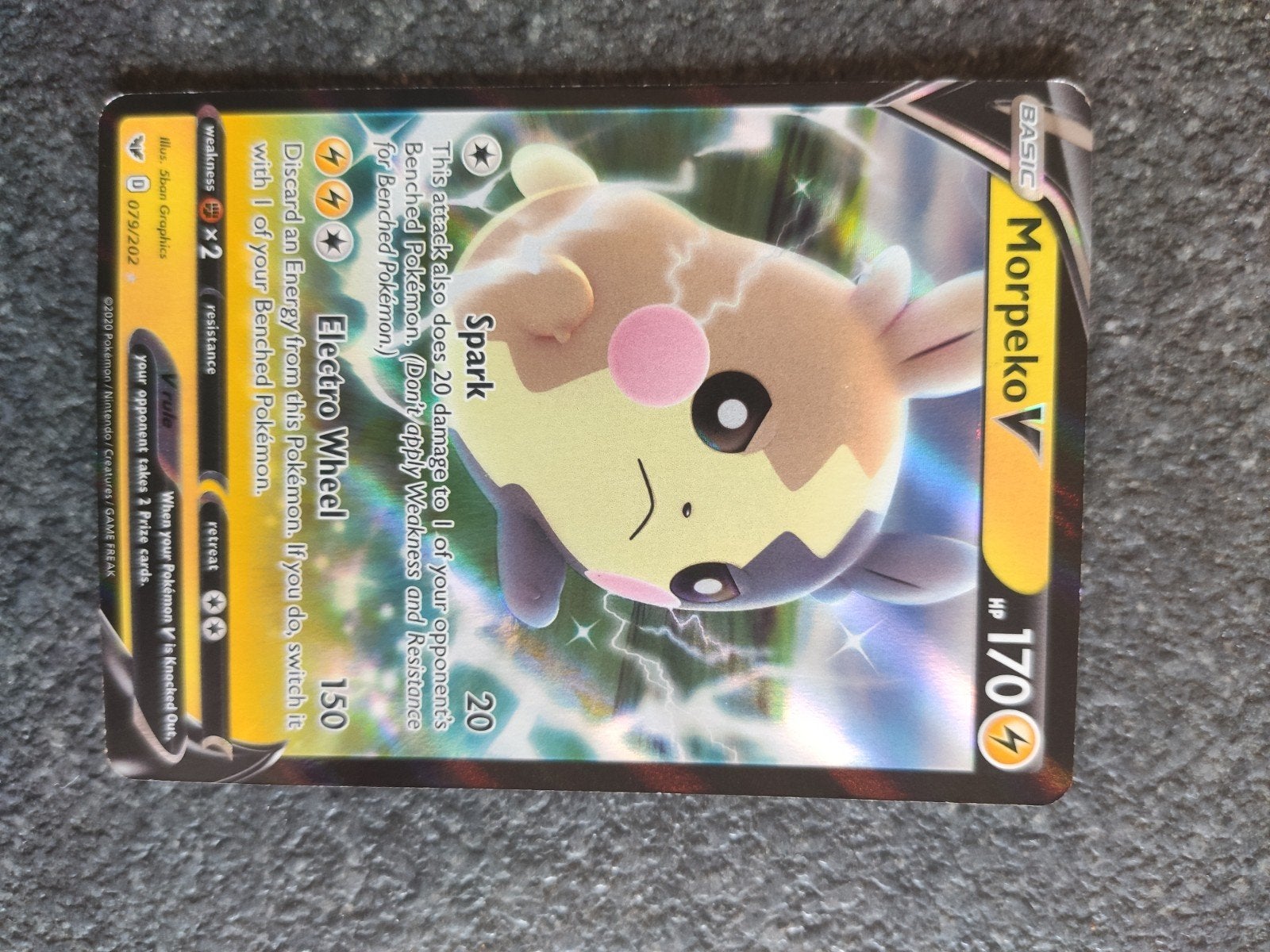 Morpeko V, Hobby & Loisirs créatifs, Enlèvement ou Envoi, Comme neuf, Cartes en vrac, Foil