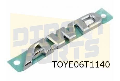 Toyota RAV4 embleem tekst ''AWD'' achterzijde Origineel! 754, Neuf, -, -, Toyota