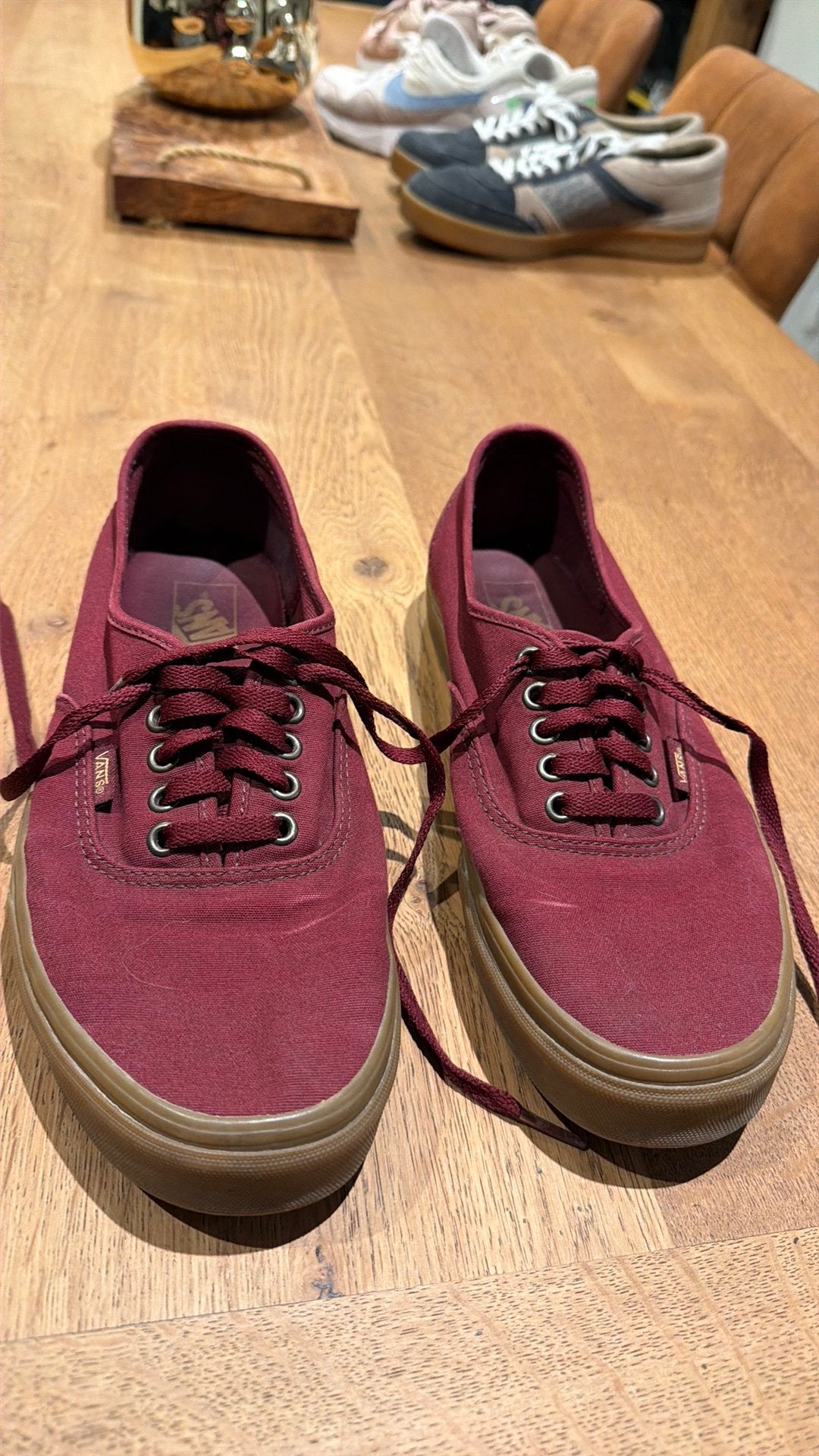 Bordeaux vans shoes (maat 43), Ophalen, Overige kleuren, Sneakers, Gedragen
