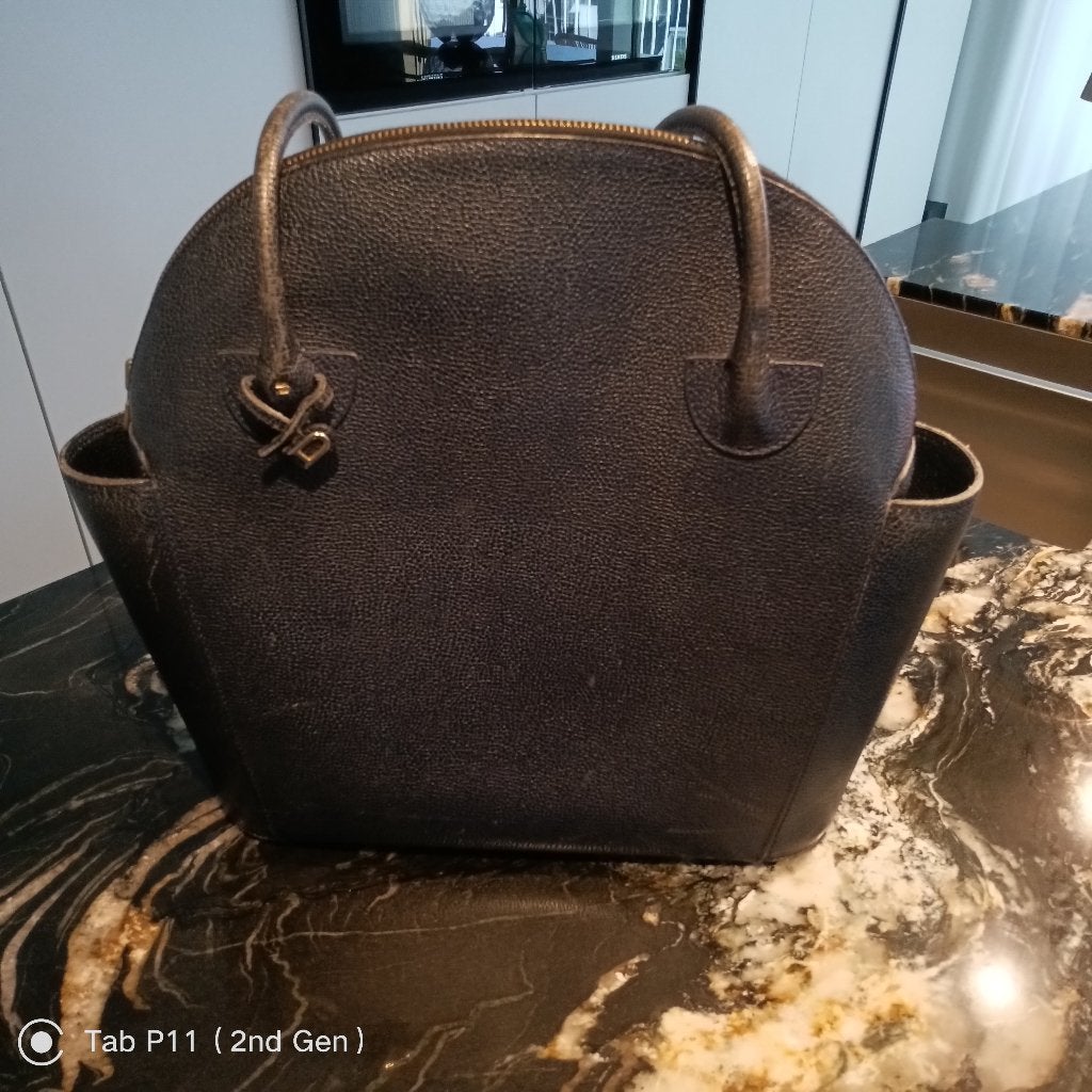 Sac à main Delvaux Jumping Marine, Bijoux, Sacs & Beauté, Enlèvement ou Envoi, Utilisé, Bleu, Sac à main
