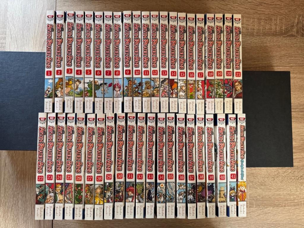 Seven Deadly Sins manga compleet, Boeken, Complete serie of reeks, Ophalen of Verzenden, Gelezen, Japan (Manga)