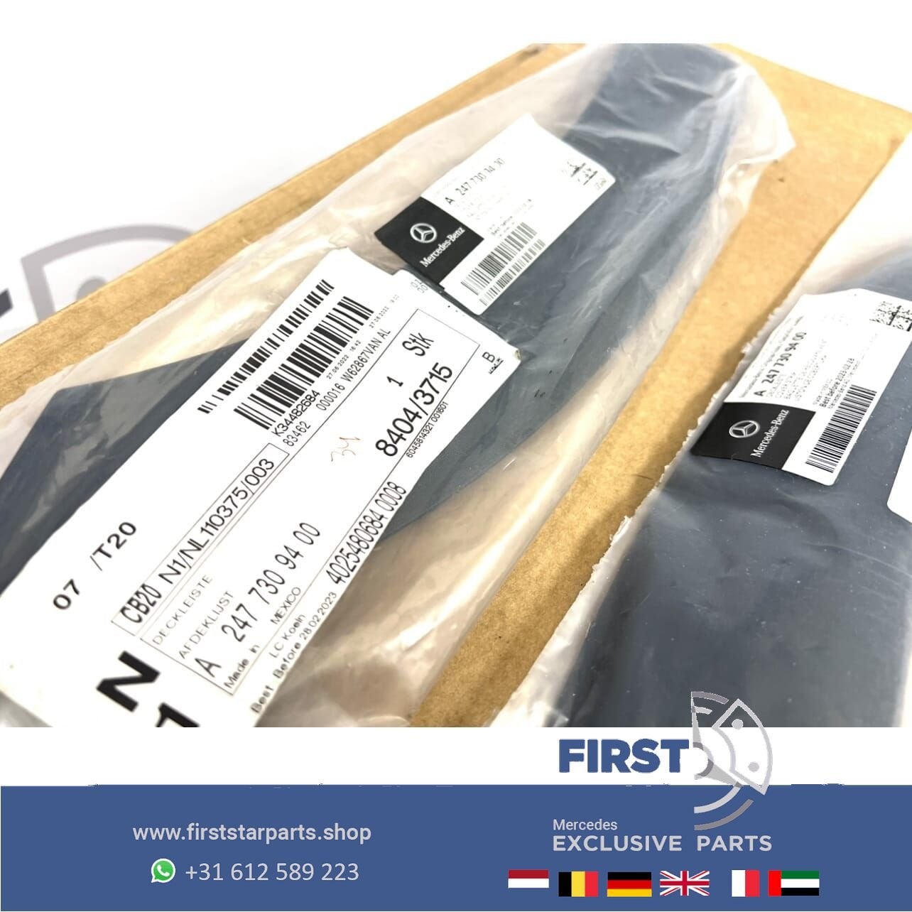 A2477309400 X247 GLB WIELKAST VERBREDER LIJST ZWART GLB35 AM, Utilisé, -, -, Enlèvement ou Envoi