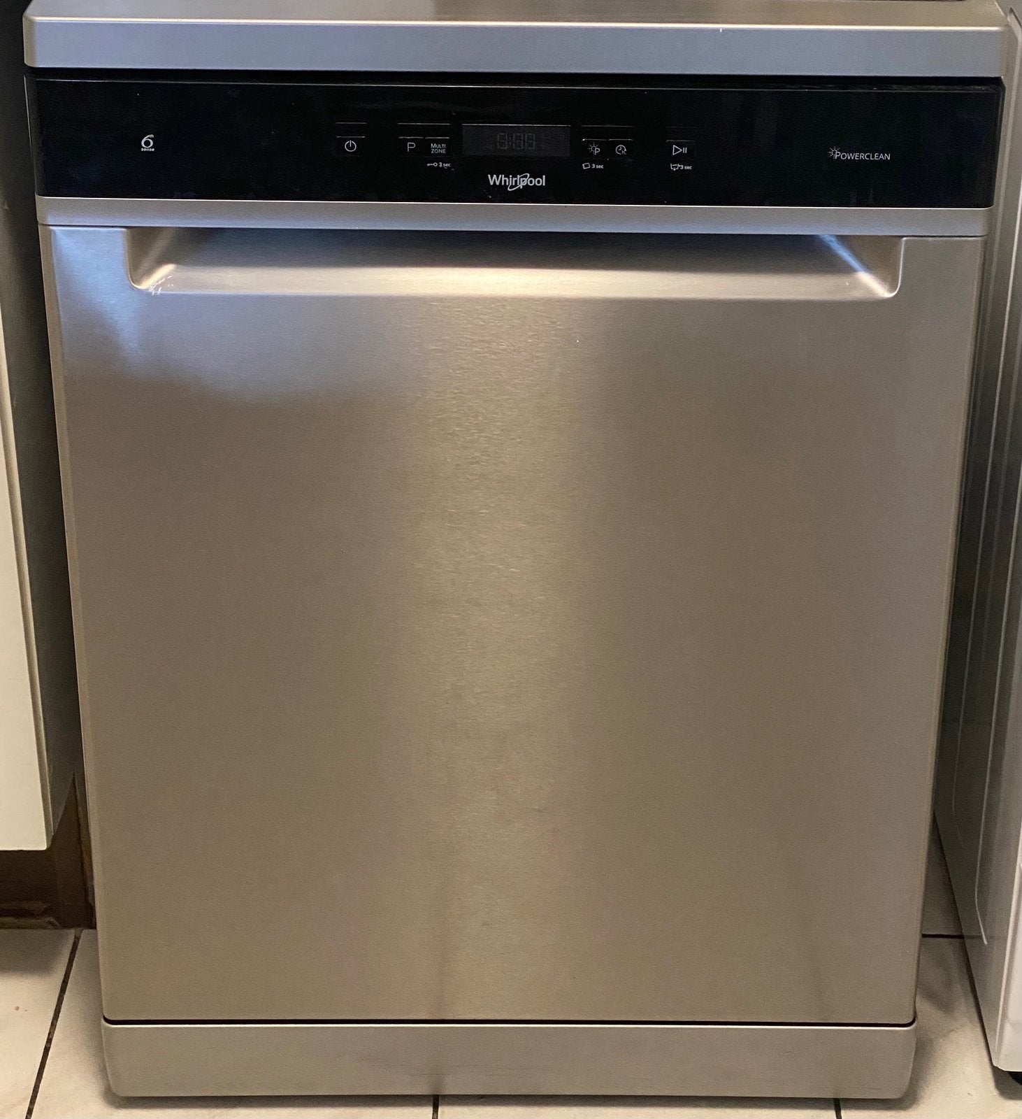 Lave-vaisselle Whirlpool Inox + Lot Capsules Sun et Sel, Electroménager, Enlèvement, Utilisé
