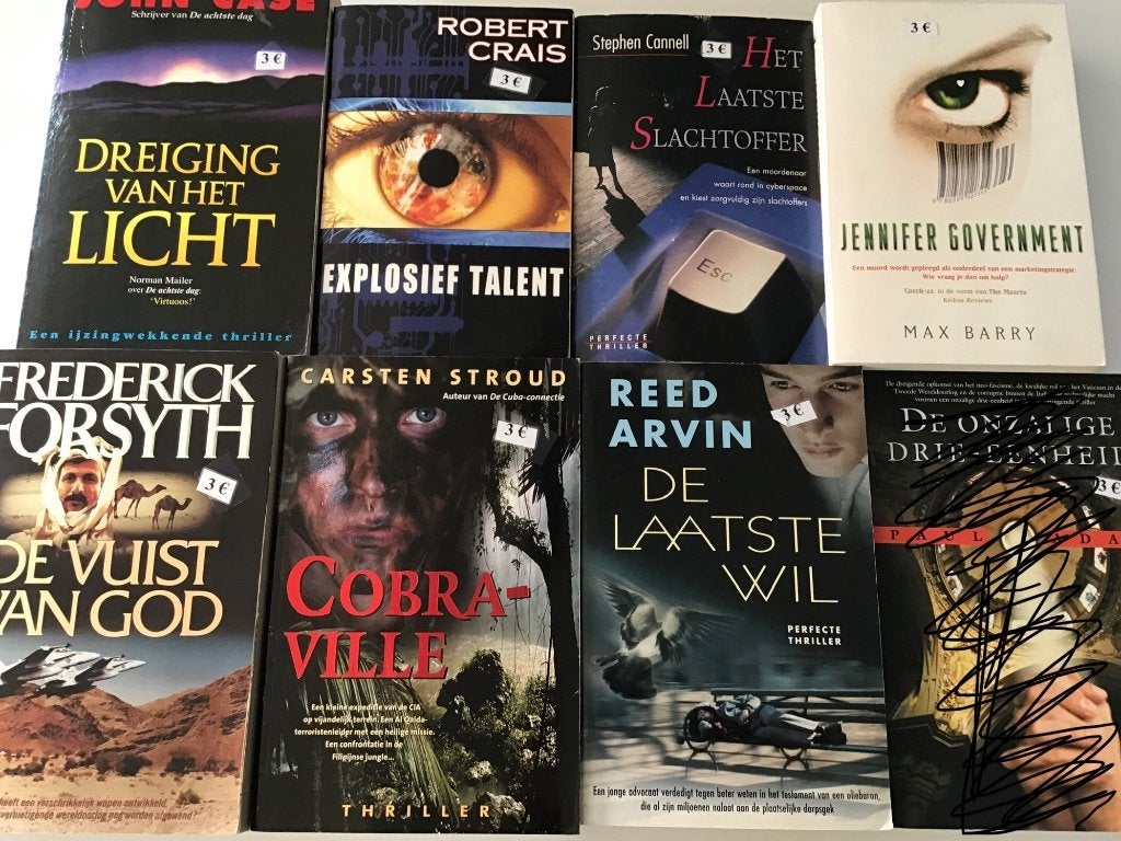 20 thrillers pour seulement 3 euros par thriller, Livres, Enlèvement ou Envoi, Comme neuf