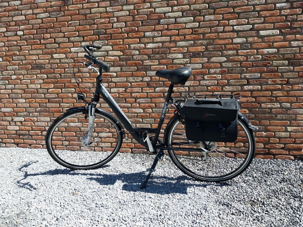 Damesfiets X-tract zwart grijs, Fietsen en Brommers, Ophalen