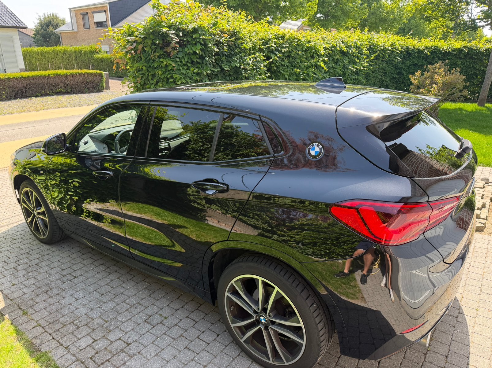 BMW X2 sdrive 2019, Auto's, BMW, Automaat, X2, Zwart, 4 cilinders