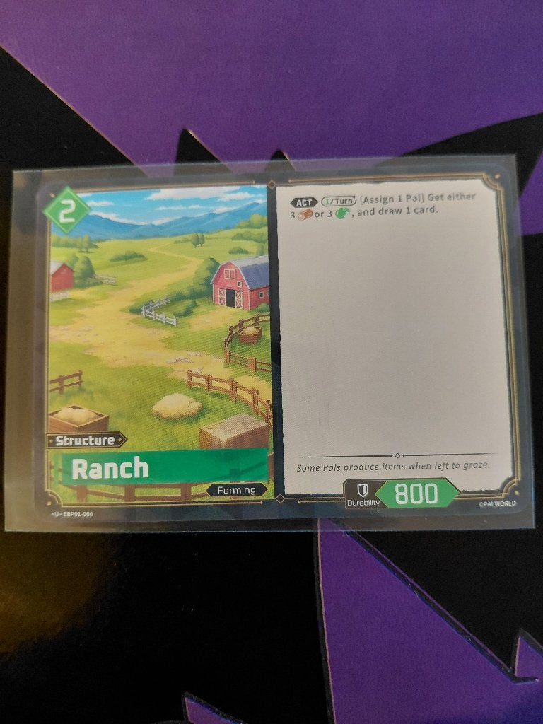 Palworld: Ranch - <U> EBP01-066 (PRISTINE), Enlèvement ou Envoi, Neuf, Carte(s) à jouer