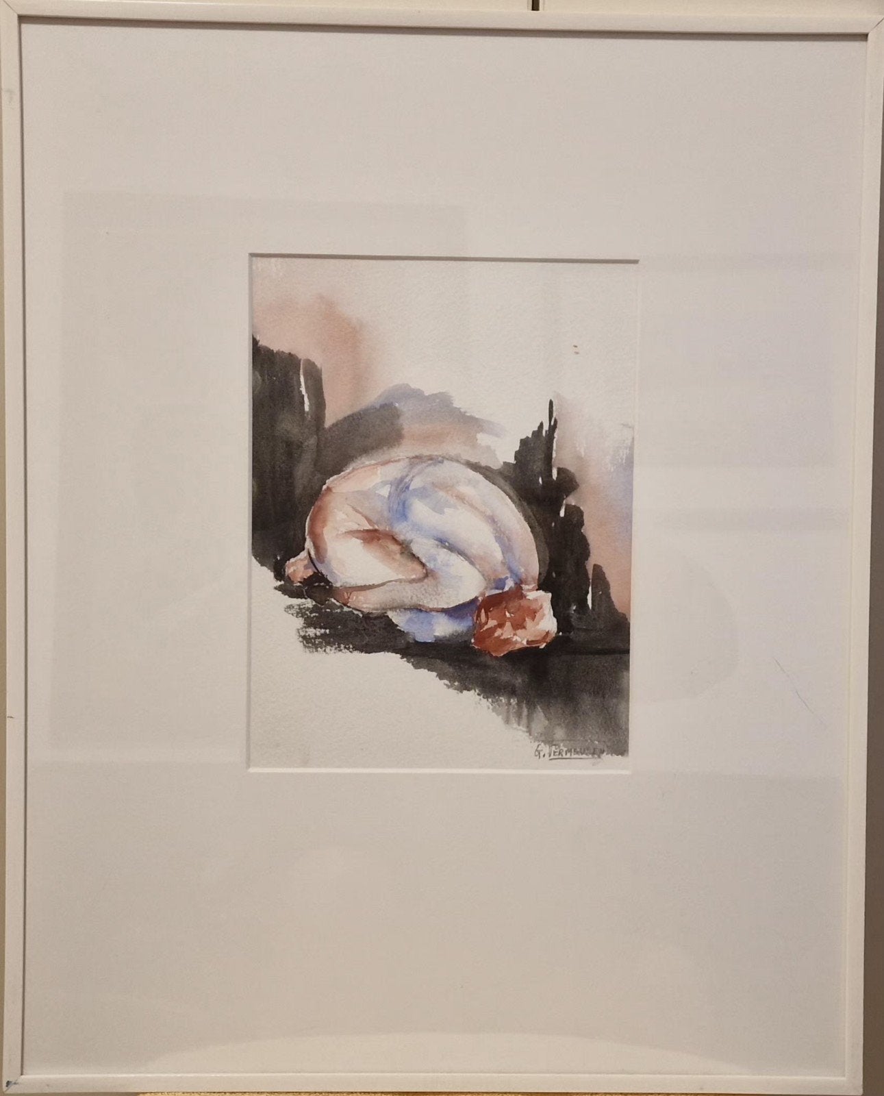 Vermeul. Aquarelle signée, Enlèvement ou Envoi