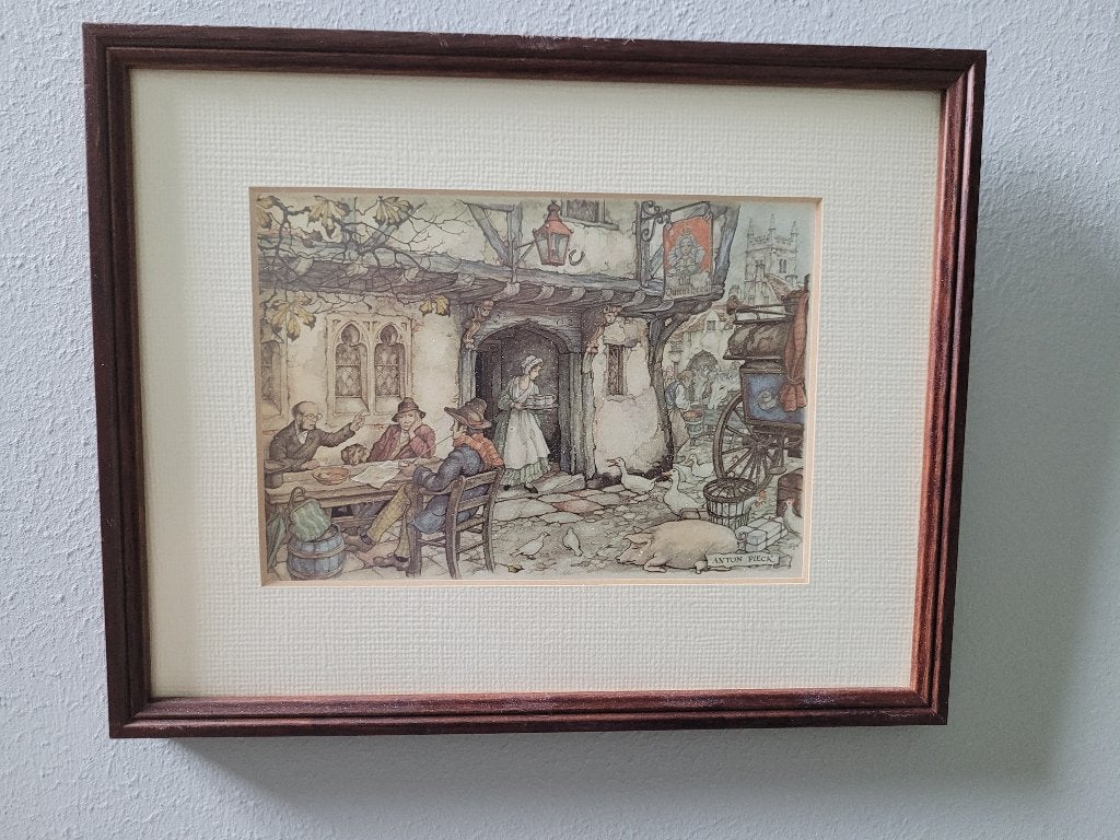 Anton Pieck schilderijtjes, Enlèvement ou Envoi