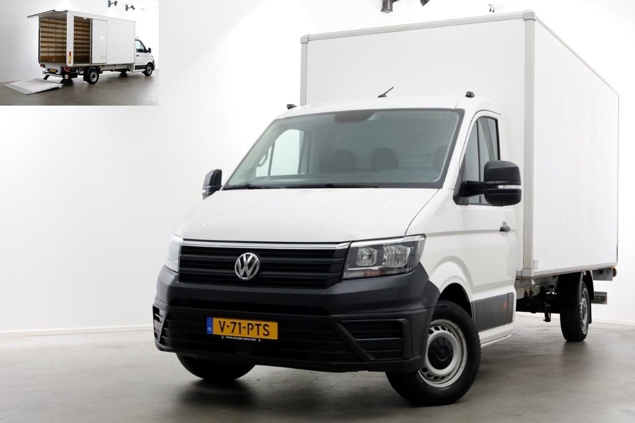 Volkswagen Crafter 35 2.0 TDI 140pk Bakwagen met laadklep en, Autos, Camionnettes & Utilitaires, Achat, Entreprise, Diesel, Blanc