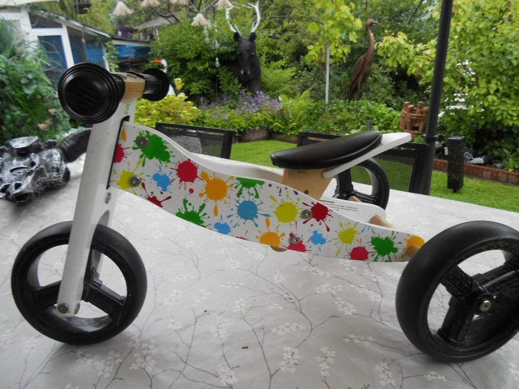 mooi loopfietsje met 3 wielen, Kinderen en Baby's, Ophalen, Zo goed als nieuw, Loopfiets