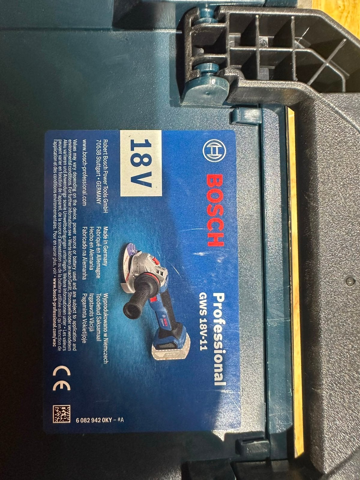 Bosch Professional 18V-11 accu-haakse slijper, Doe-het-zelf en Bouw, Gereedschap | Slijpmachines, Ophalen of Verzenden, Nieuw
