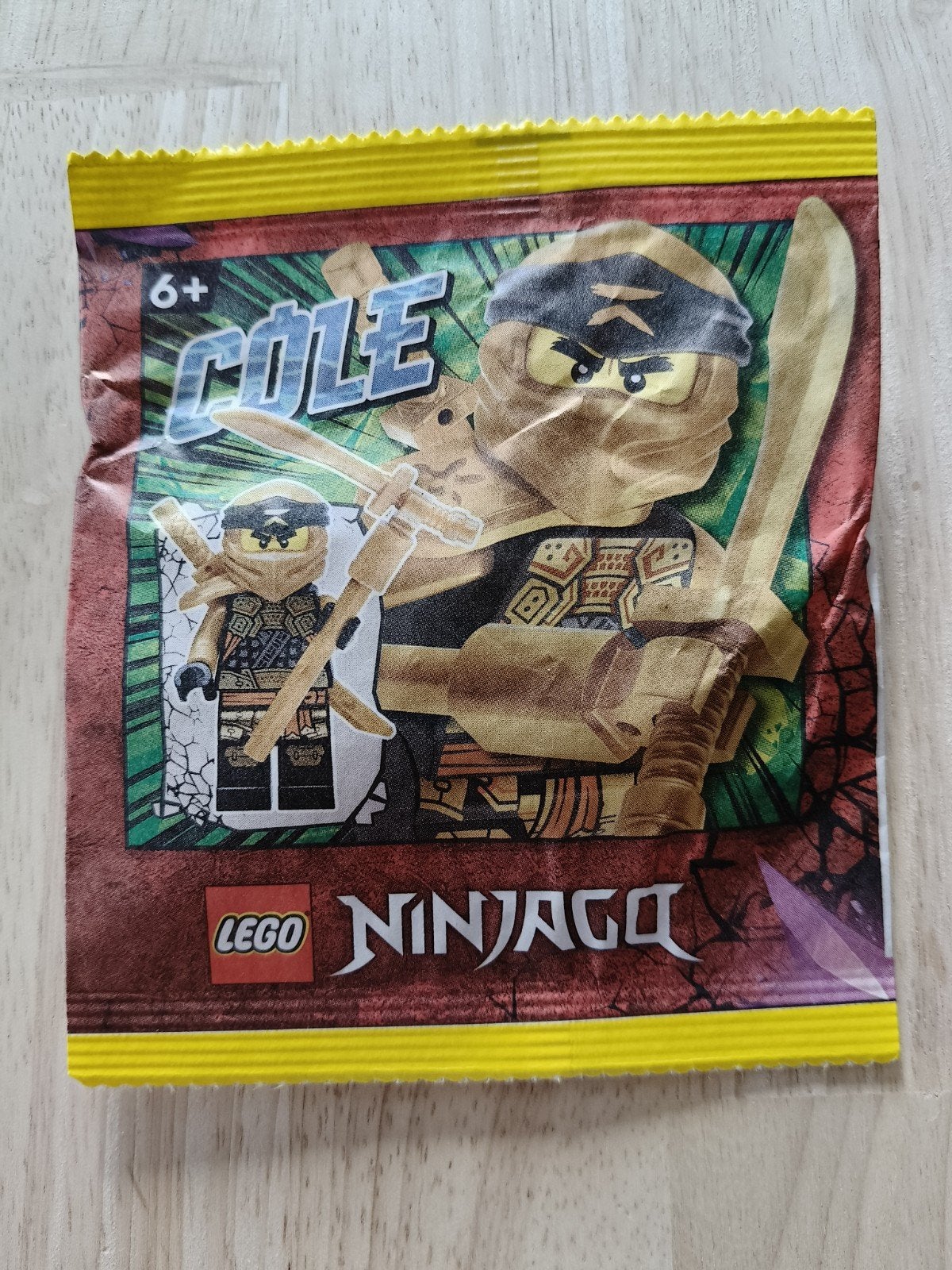 Ninjago Cole Minifiguur, Lego, Nieuw, Ophalen of Verzenden, Minifiguur
