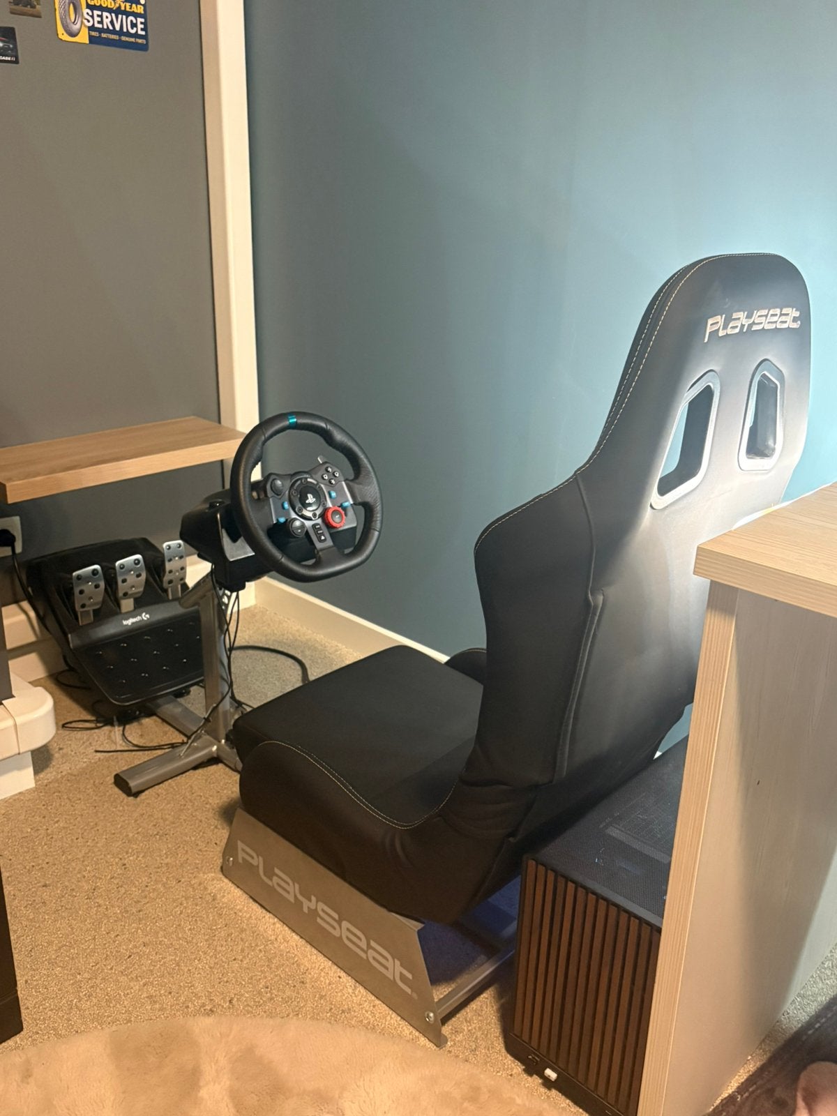 Playseat + logitech g 29, Enlèvement, Comme neuf, PlayStation 4