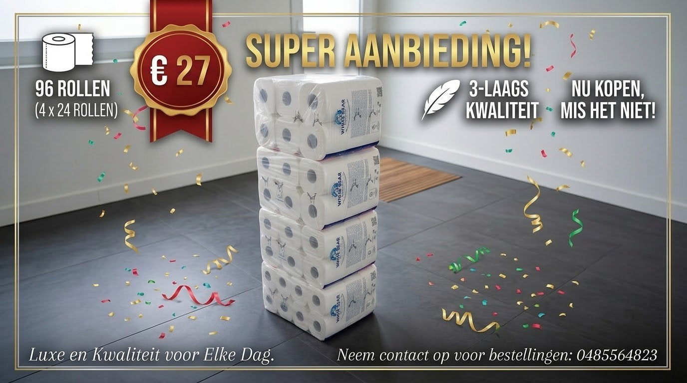 wc papier 96 rollen, Ophalen