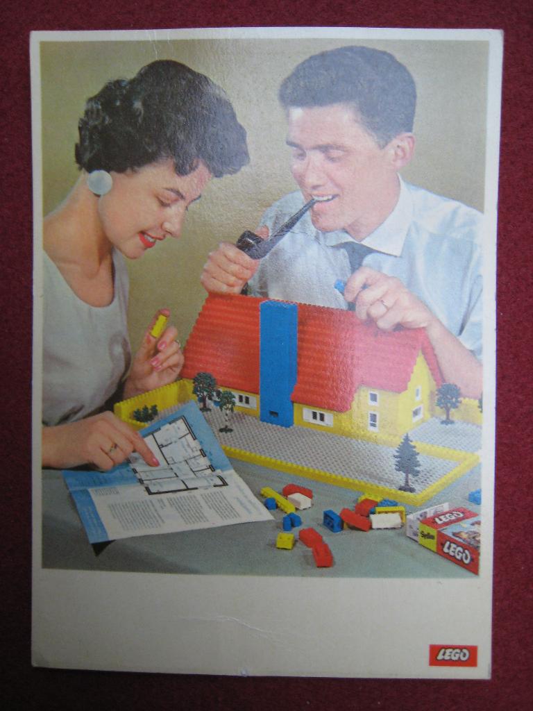 Lego postkaart 1961 Zottegem CP, Overige thema's, Verzenden, Lego, Overige typen