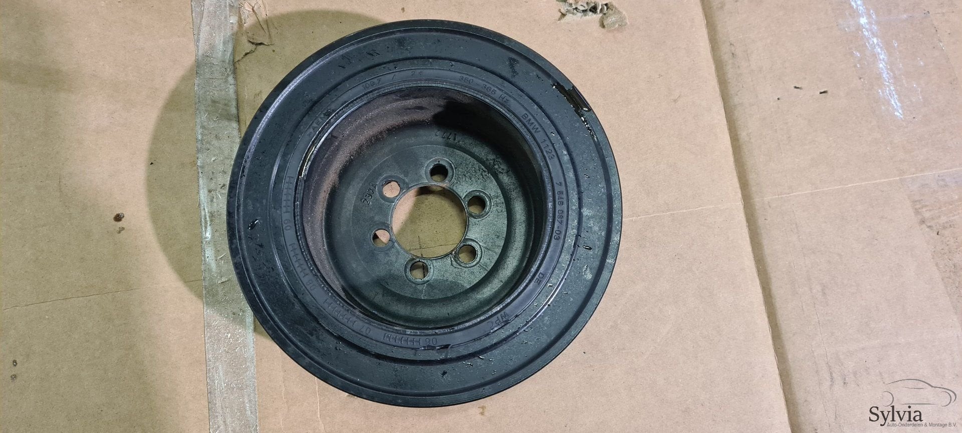 Krukaspoelie vibratie demper BMW N53 N54 7546087, -, Utilisé, -, -