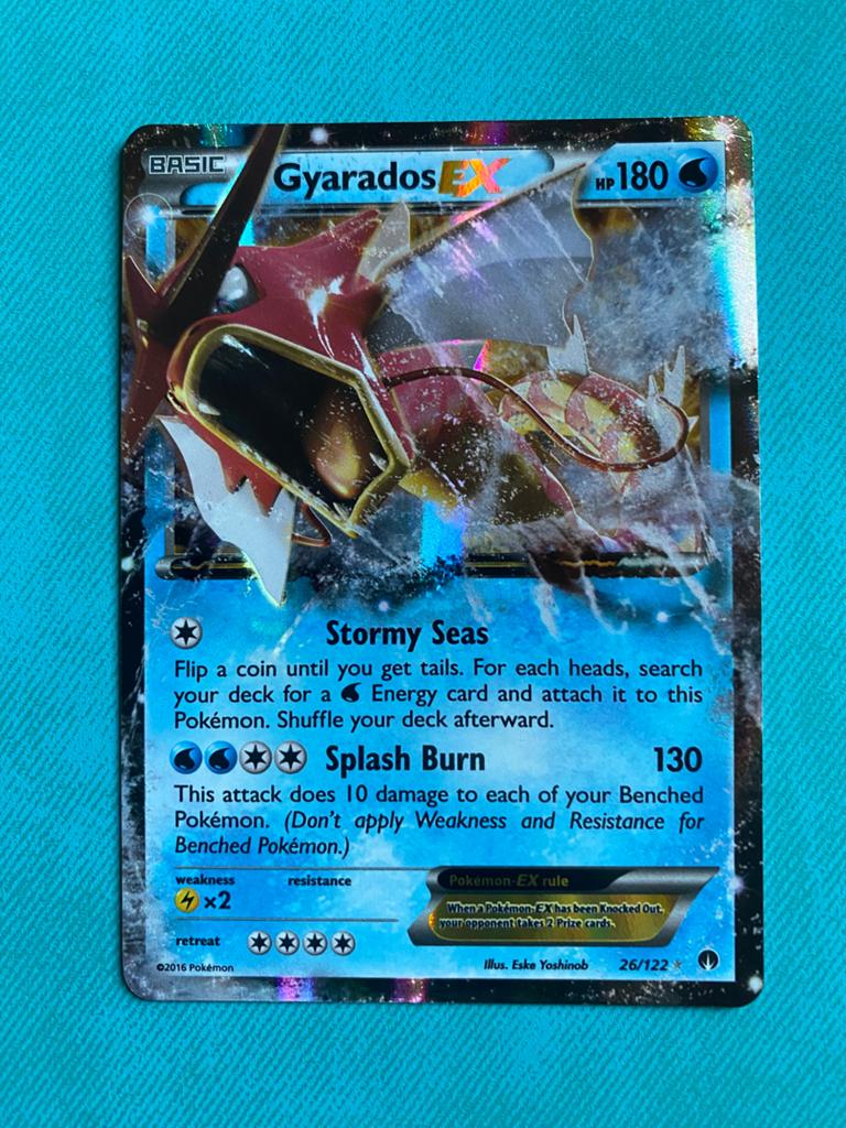 Gyarados EX Breakpoint 26, Ophalen of Verzenden, Zo goed als nieuw