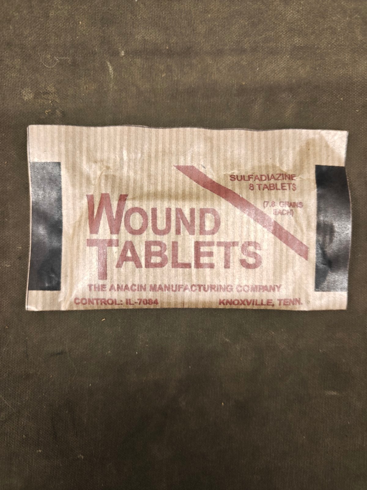 Repro US WW2 Wound tablets, Ophalen of Verzenden, Landmacht