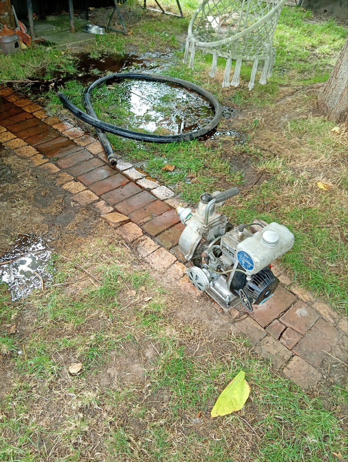 waterpomp, Enlèvement