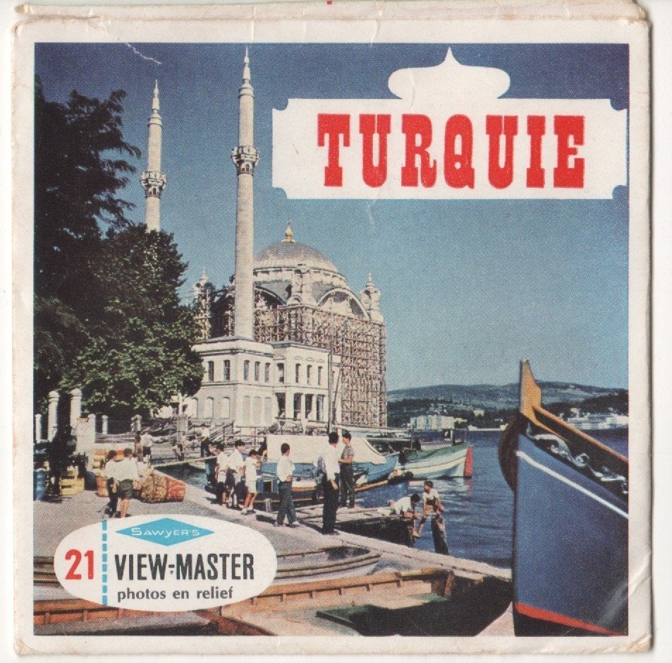 View-master Turquie C 805 Livret en français, Antiquités & Art, Enlèvement ou Envoi