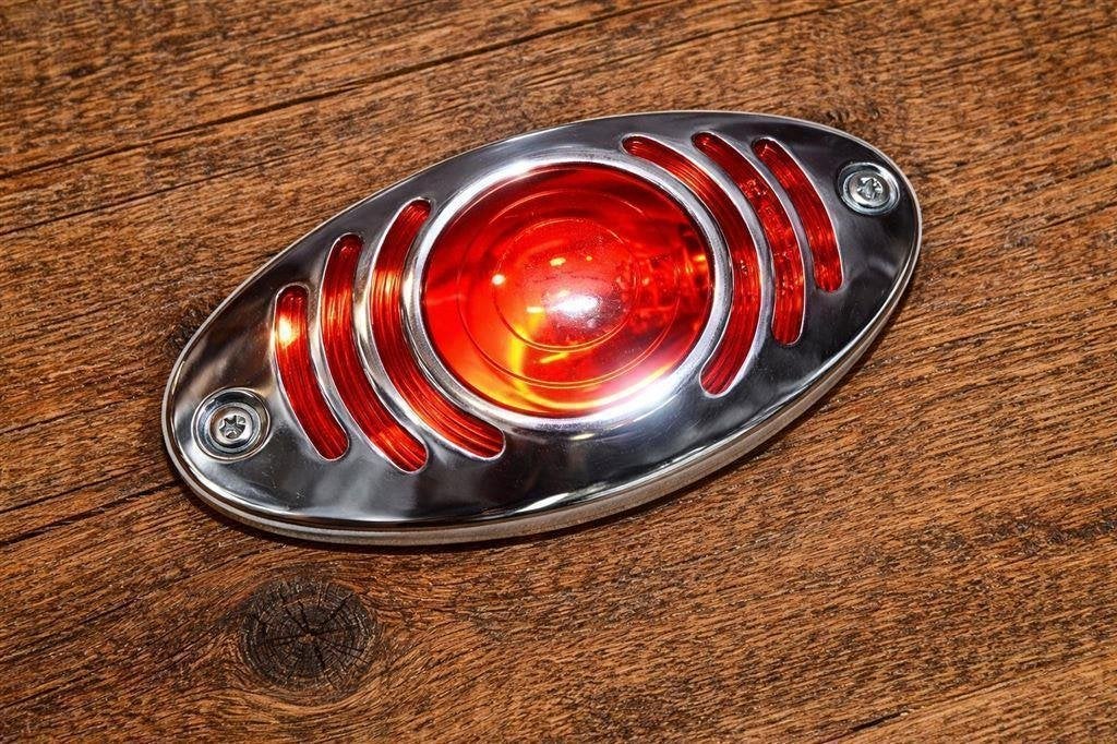 Cateye Achterlicht Cover - Verchroomd o.a. Harley-Davidson, Motoren, Onderdelen | Harley-Davidson, Verzenden, Nieuw