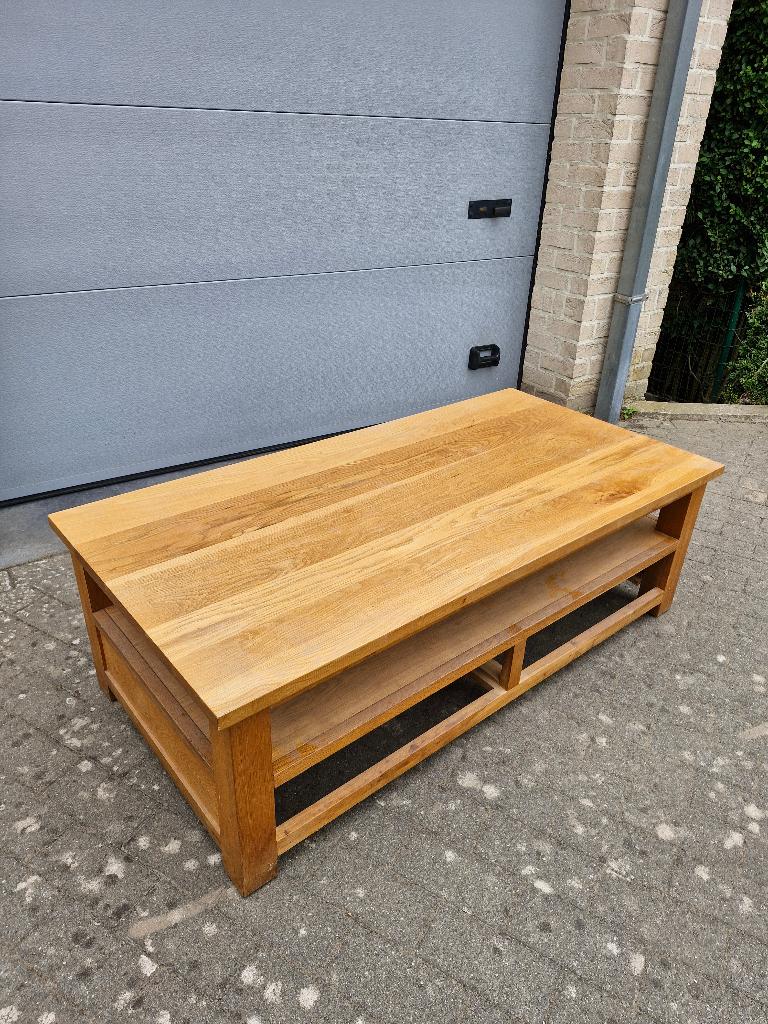 Zeer Mooie Massief hardhouten TV-meubel / Dressoir, Ophalen, 100 tot 150 cm, Eikenhout, Nieuw