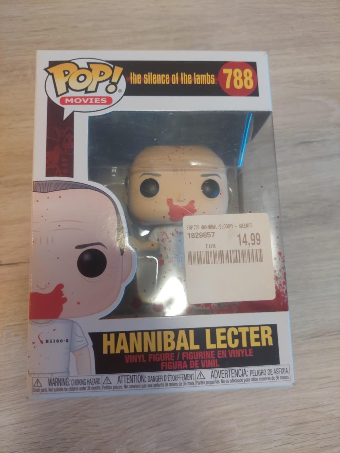 Funko Pop! Hannibal Lecter #788 The Silence of the Lambs, Enlèvement, Comme neuf