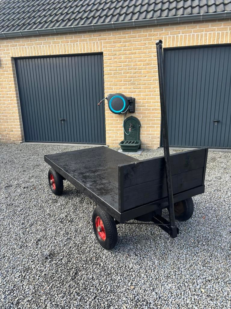 Strokar Strowagen hooikar hooiwagen plateauwagen, Ophalen, Zo goed als nieuw