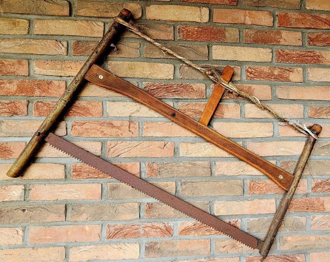 ANTIEKE HOUTEN ZAAG, Tuin en Terras, Handzagen, Ophalen of Verzenden, Nieuw, Overige typen