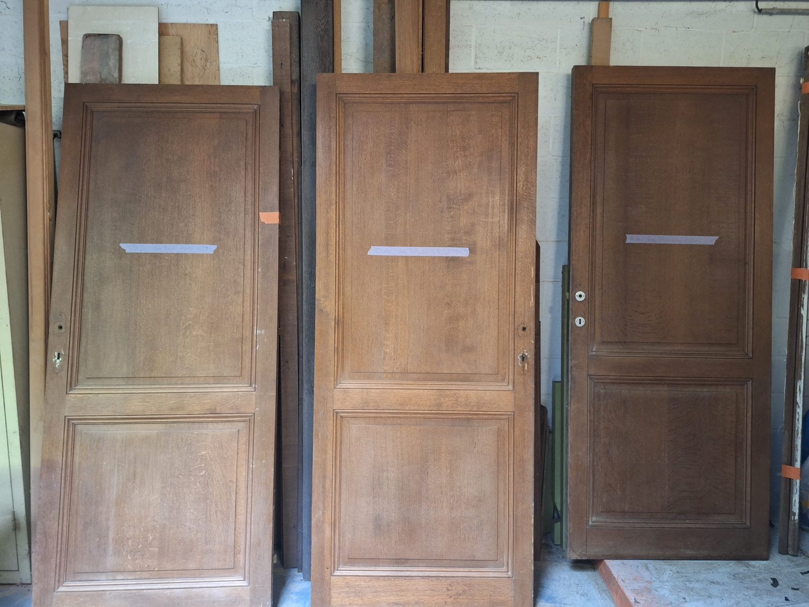 Lot de magnifiques portes en chêne, Doe-het-zelf en Bouw, Gebruikt, Overige typen, 225 cm of meer, Hout
