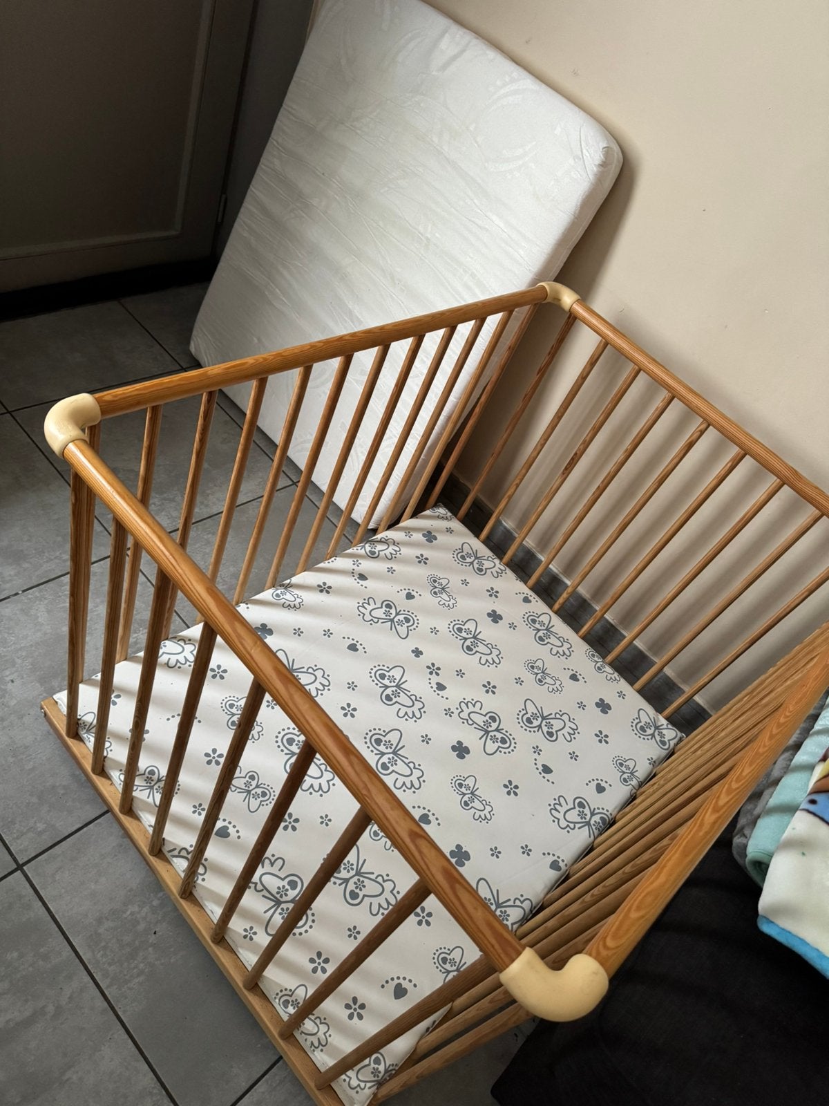 Parc bebe + matelas + surmatelas, Enlèvement, Comme neuf
