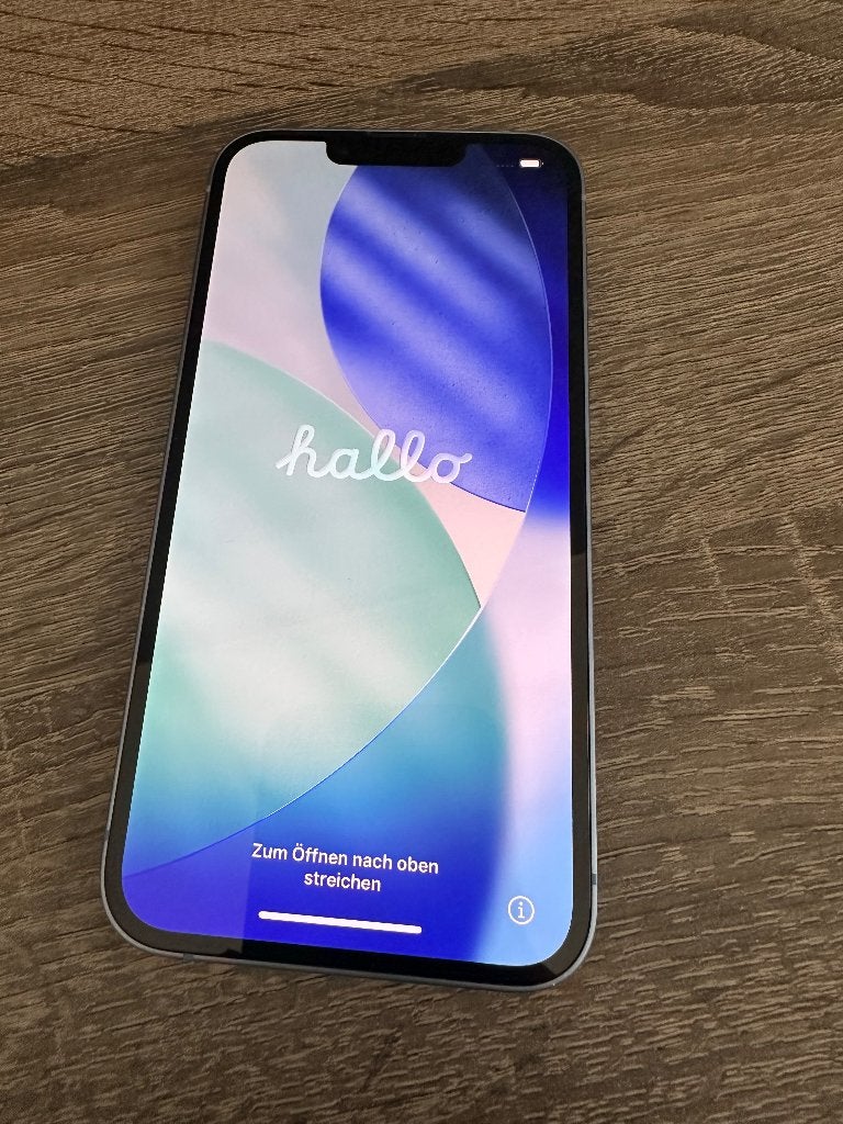 iPhone 14 - blauw - 128gb, Télécoms, 128 GB, 75 %, Enlèvement, Utilisé