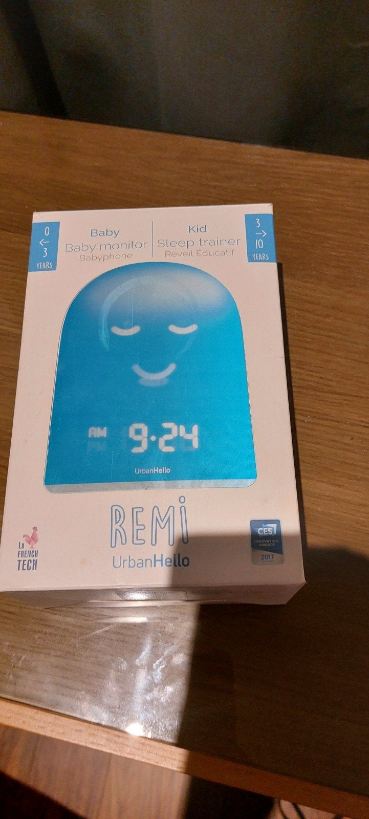 UrbanHello Rémi wekker voor kinderen van 0 tot 10 jaar blauw, Ophalen
