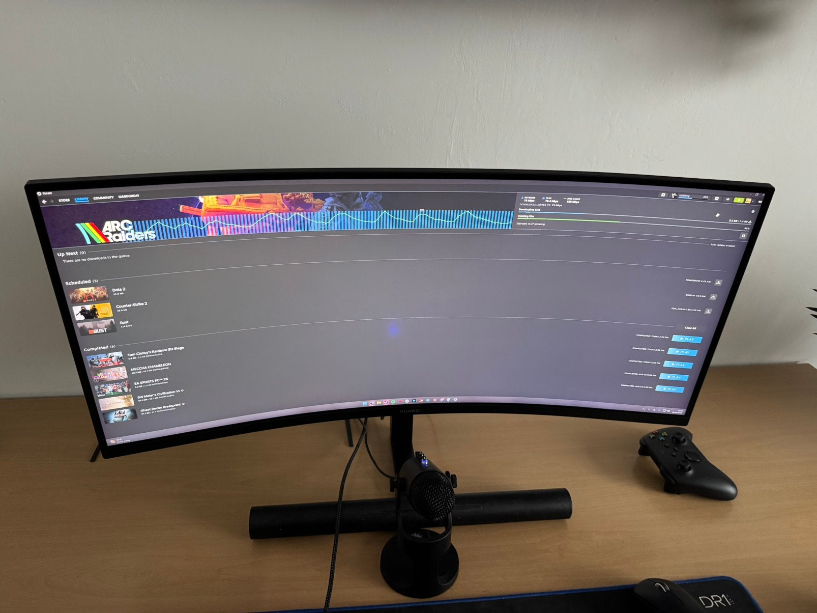 Huawei mateview gt 34 165 hz ultrawide gaming monitor, Ophalen of Verzenden, Zo goed als nieuw, Ultrawide, Gaming