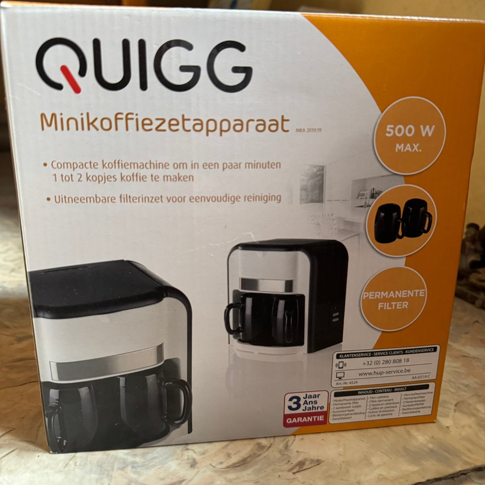 Mini koffie zetter, Ophalen, Zo goed als nieuw