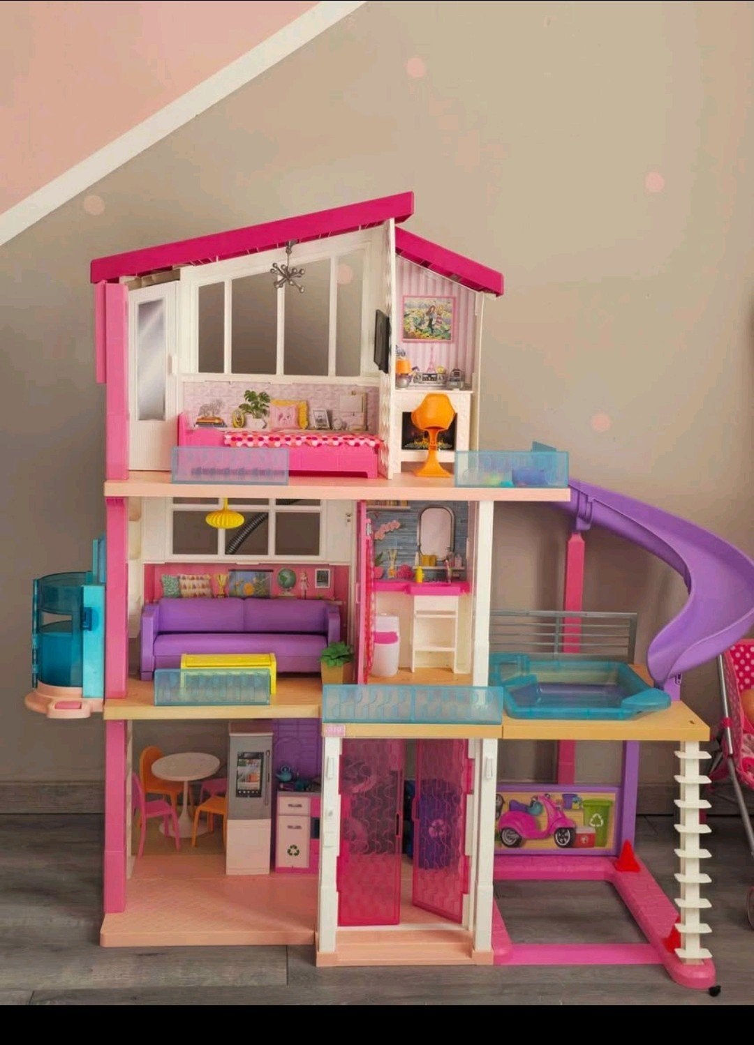 barbie dreamhuis, Ophalen, Zo goed als nieuw