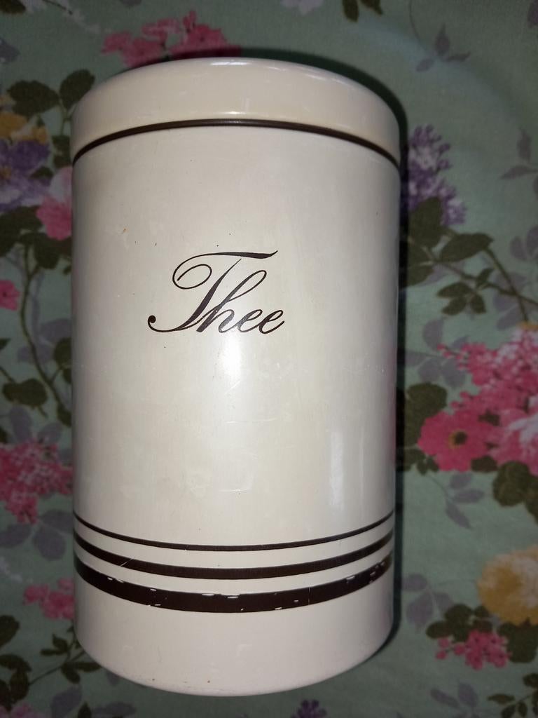Vintage brabantia blik voor koffie of thee -> 1€, Ophalen
