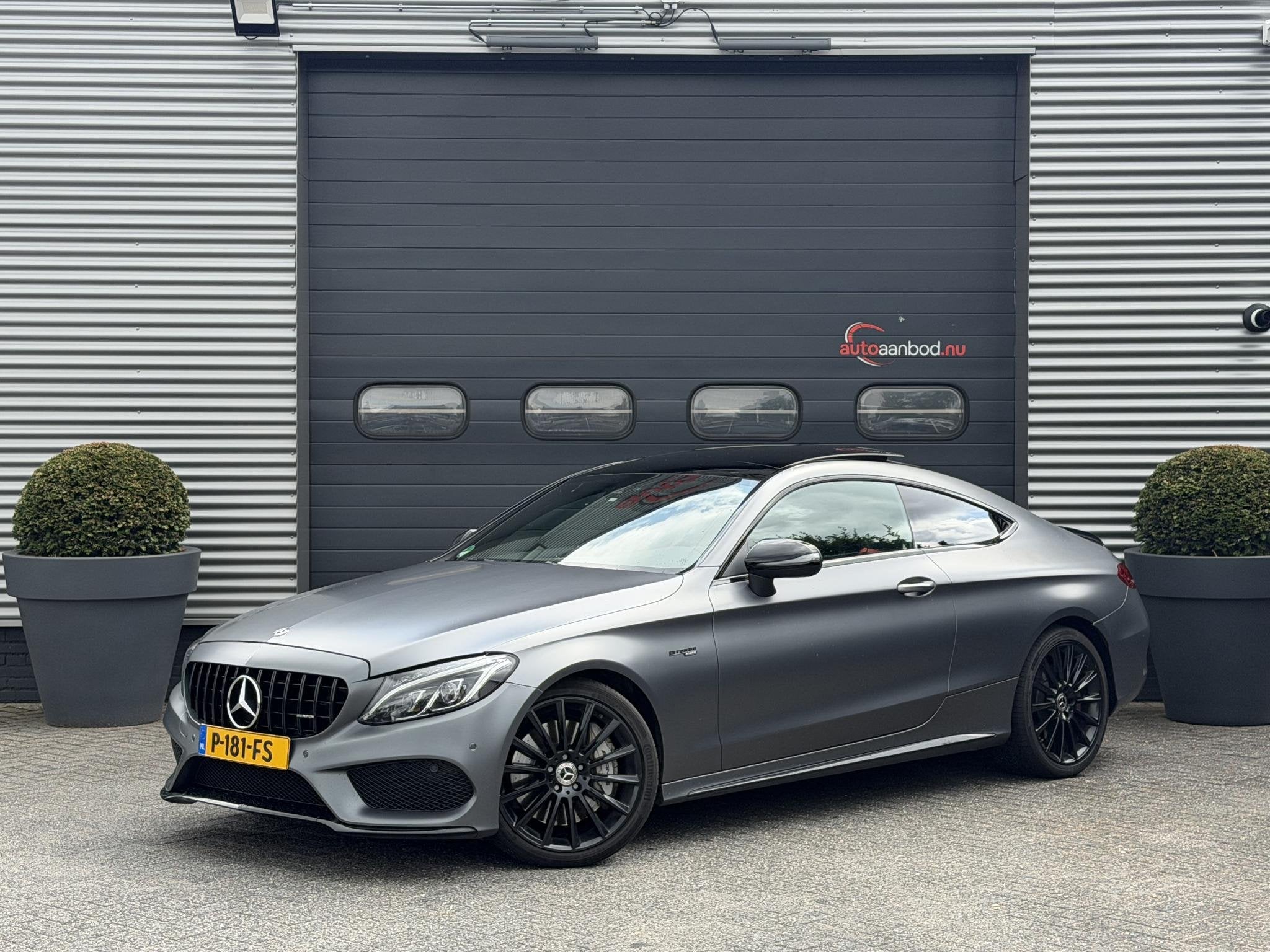 Mercedes-Benz C-Klasse Coupé AMG 43 4MATIC (automatique), Autos, Mercedes-Benz, Cuir, Argent ou Gris, Achat, Euro 6