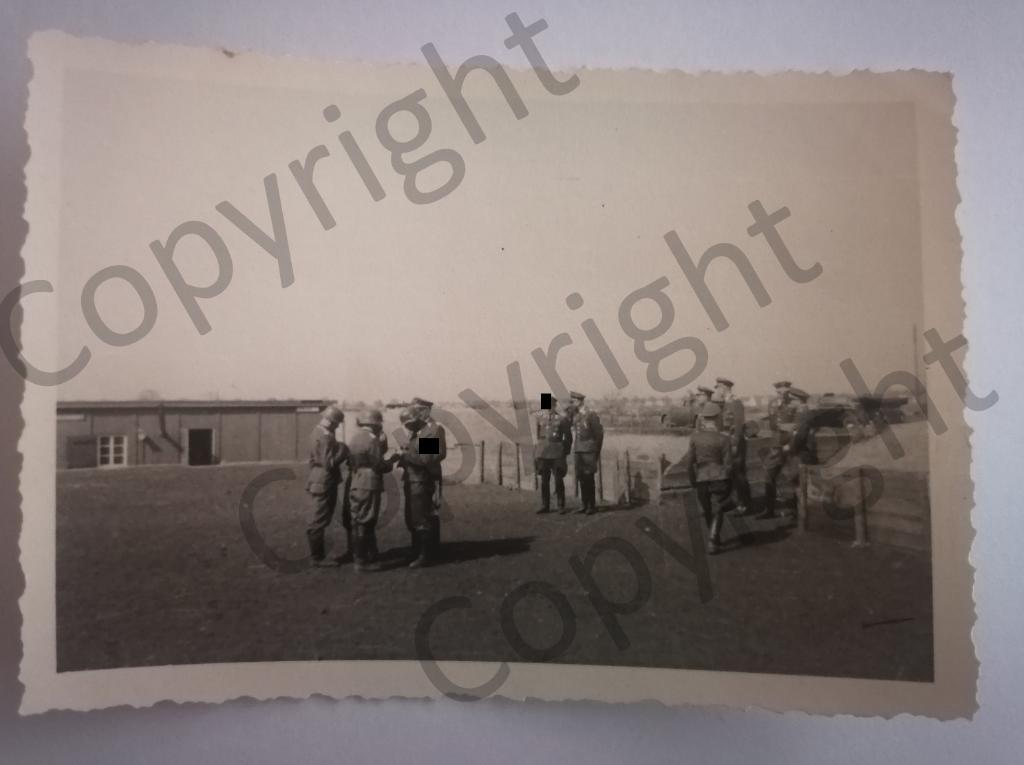Oude foto - Historische Duitse militaire scène, Ophalen of Verzenden, Overige soorten, Foto of Poster