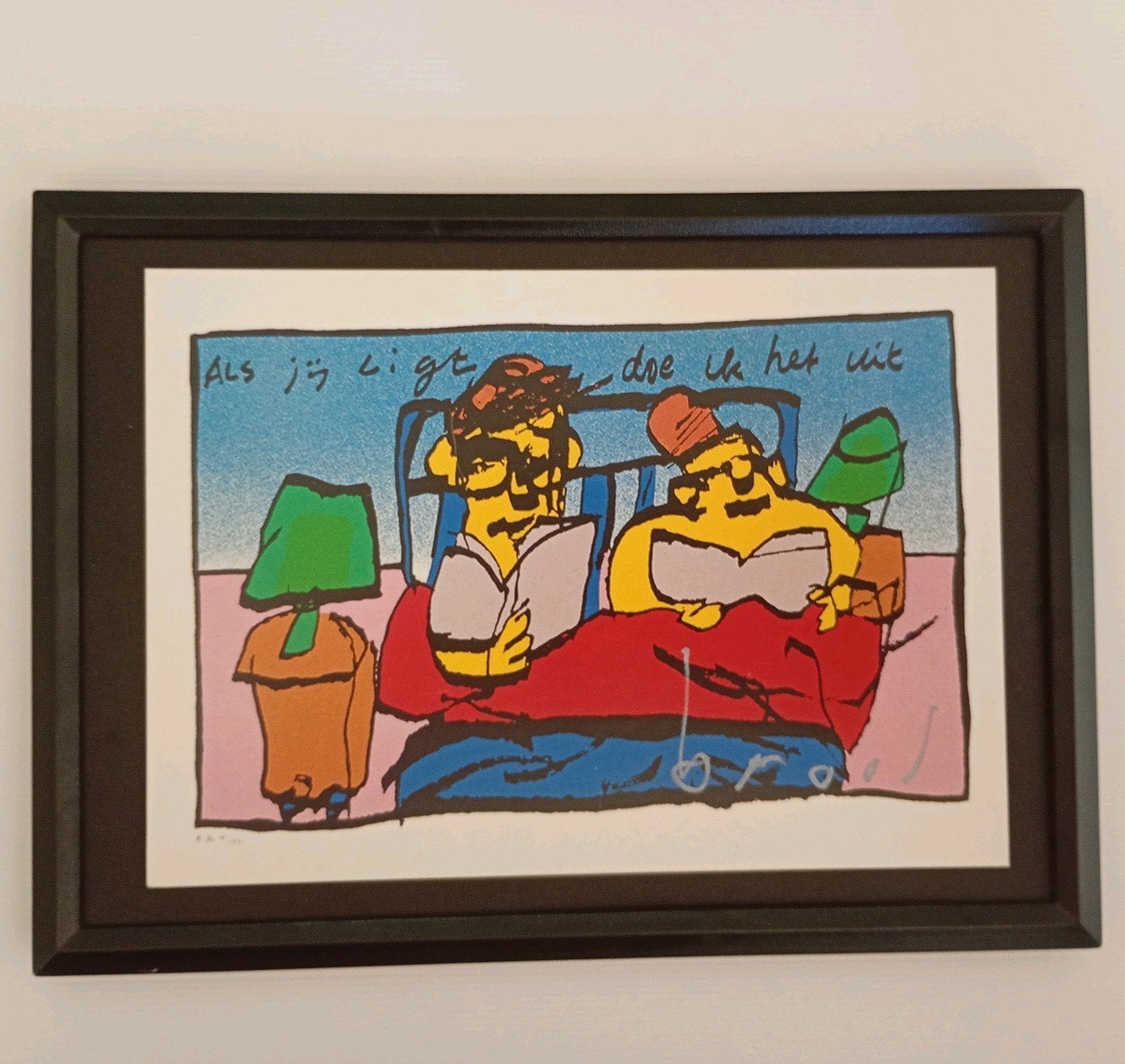 Herman Brood , Als jij ligt doe ik het licht uit, Antiek en Kunst, Ophalen of Verzenden
