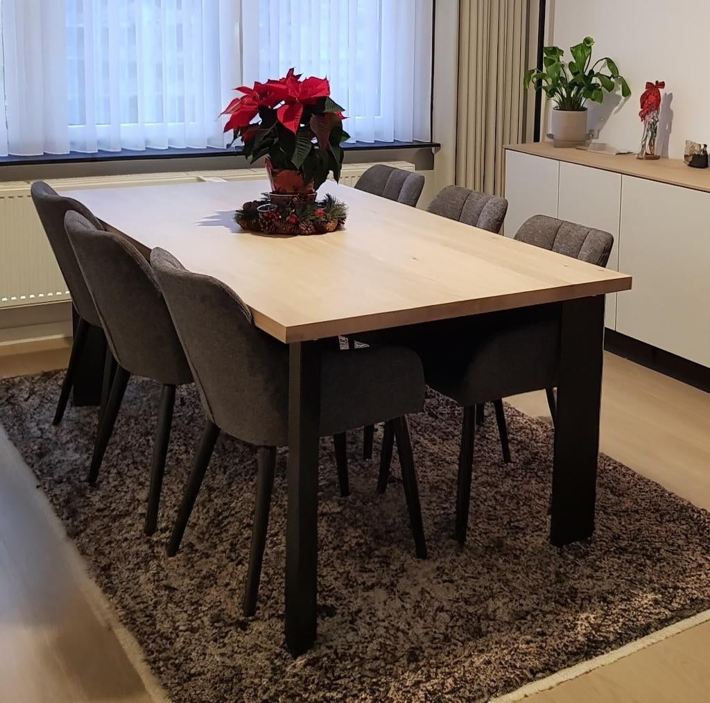 Table Salle à Manger, Maison & Meubles, Tables | Tables à manger, Cinq personnes ou plus, Comme neuf, Enlèvement, Chêne