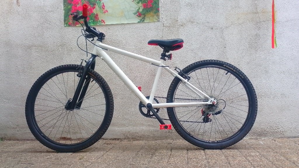 Decathlon Rockrider ST 100 (24 inch, 9-12 jaar), Frein sur jante, Enlèvement, Utilisé, VTT rigide