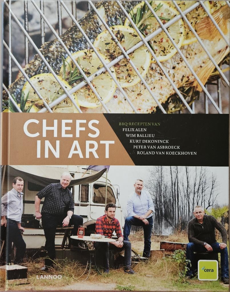 Chefs in Art - BBQ-recepten van Felix Alen, Roland Van Koeck, Boeken, Zo goed als nieuw, Felix Alen,, Tapas, Hapjes en Dim Sum