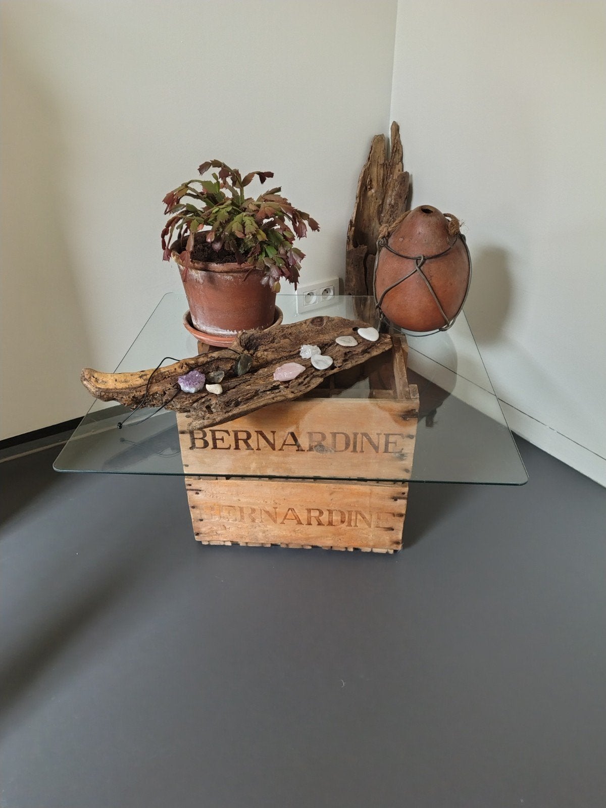 originele bijzettafel, Ophalen