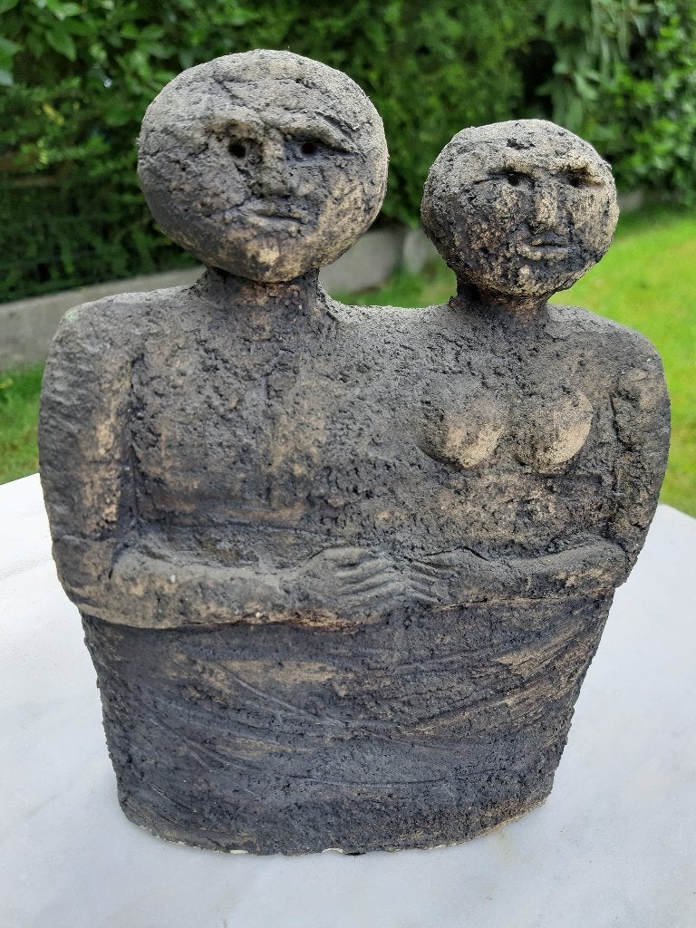 Mooi werk van Véronique Vindevogel - keramiek - 20 cm, Antiek en Kunst, Ophalen of Verzenden