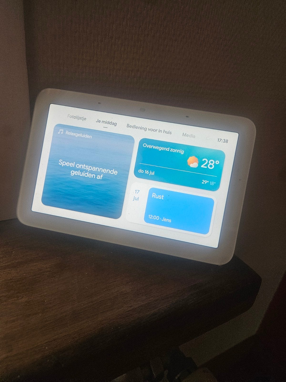 Google nest hub 2, Ophalen